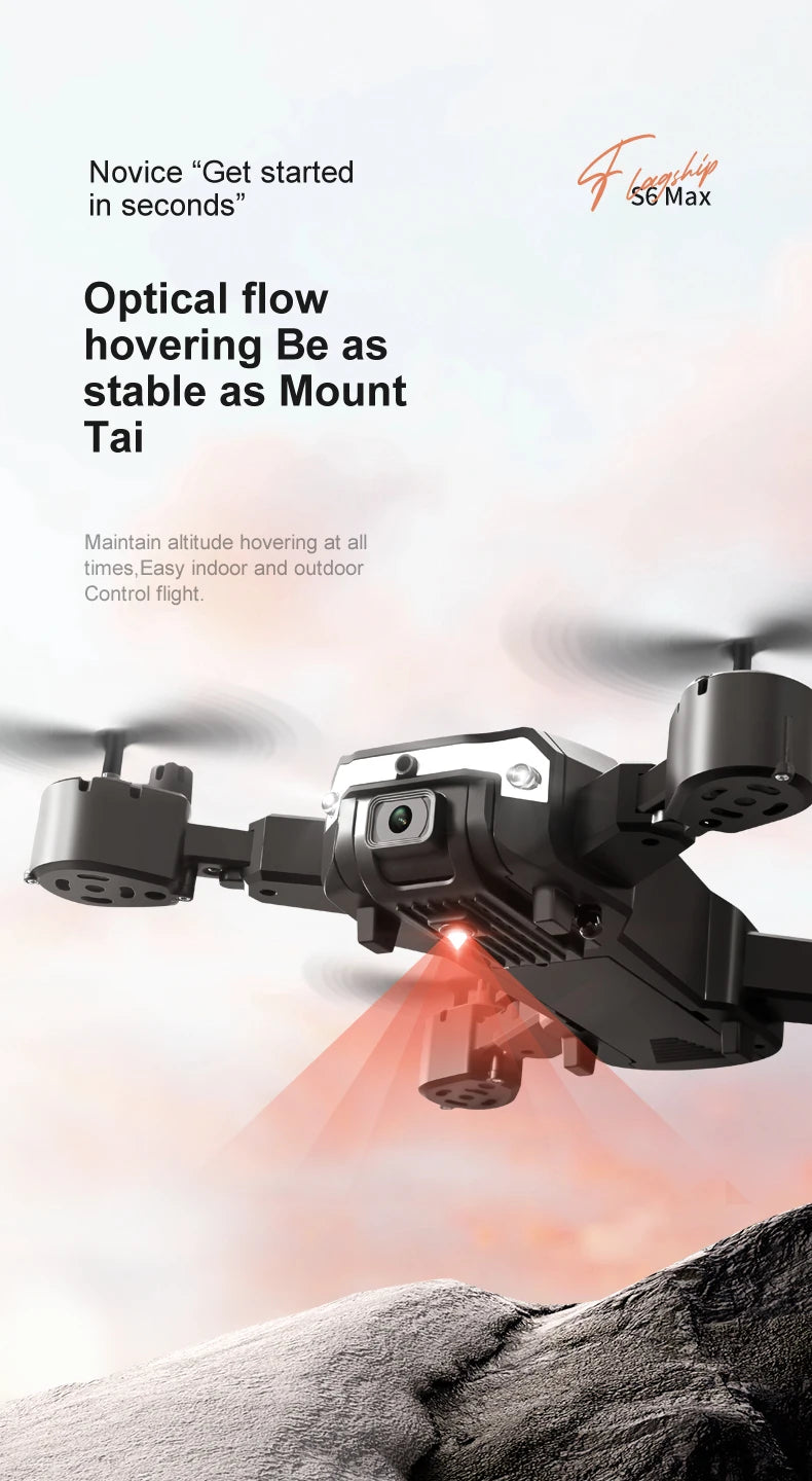 2025 NEW S6 Drone 5000M 8K 5G Professional Aerial Photography HD Wifi FPV Avoiding Flow Obstacles Four Rotors Helicopter Toy
