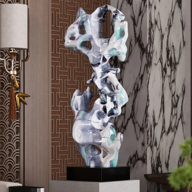 Creative Sculptures Aesthetic Sculpture Home Decoration Luxury Modern Figurines Interior Ornaments Living Room Decor Accessories