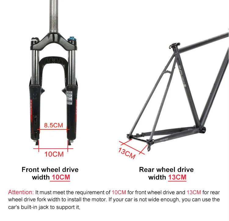 Electric Bike kit with ebike electric bicycle kit 20 26'' 27.5 700C 500W Front Rear Electric Wheel Hub Motor