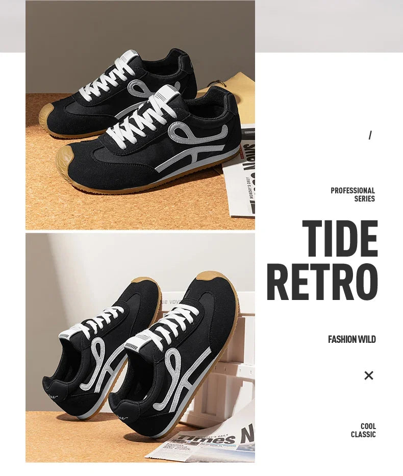Casual Sneakers 2025 New Men's Breathable Four Seasons Outdoor Soft Sole Comfortable Running Shoes Student Sneakers