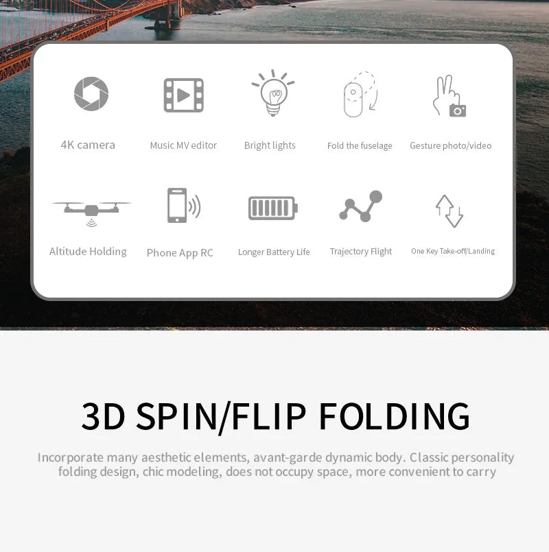 Drones Toys Gifts 8K HD Dual Camera 2026 E88 Plus Mini Foldable GPS Brushless Motor Obstacle Avoidance RC Quadcopter LED For IOS