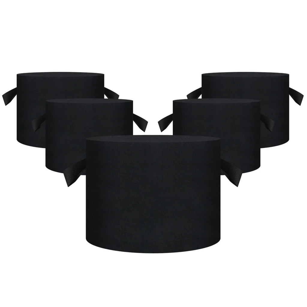 5-20 Pack 5/10/15 Gallon Reusable Grow Bag 300G Thickened Nonwoven Fabric Pots with Handles For Garden Vegetable/Flower Planting