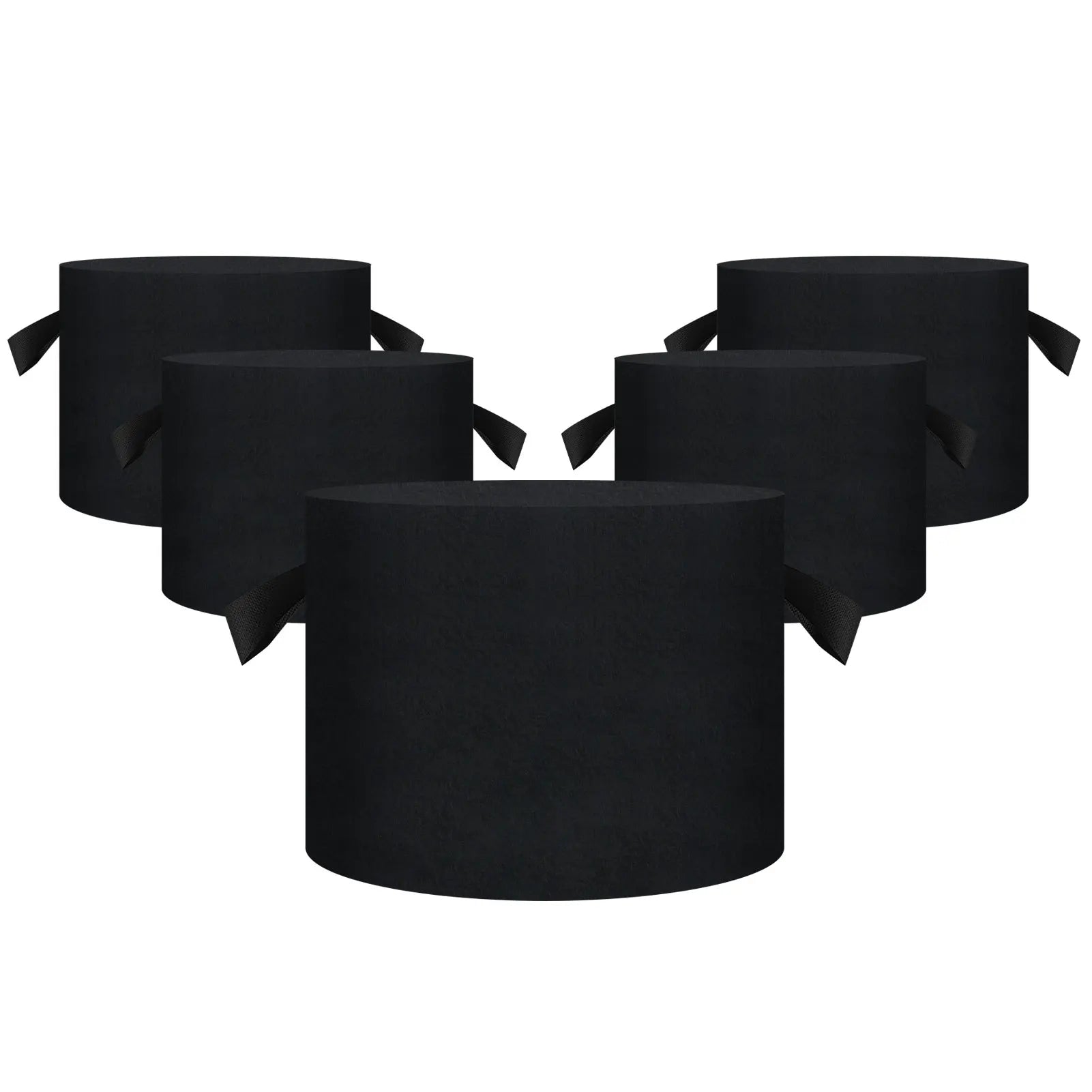 5-20 Pack 5/10/15 Gallon Reusable Grow Bag 300G Thickened Nonwoven Fabric Pots with Handles For Garden Vegetable/Flower Planting