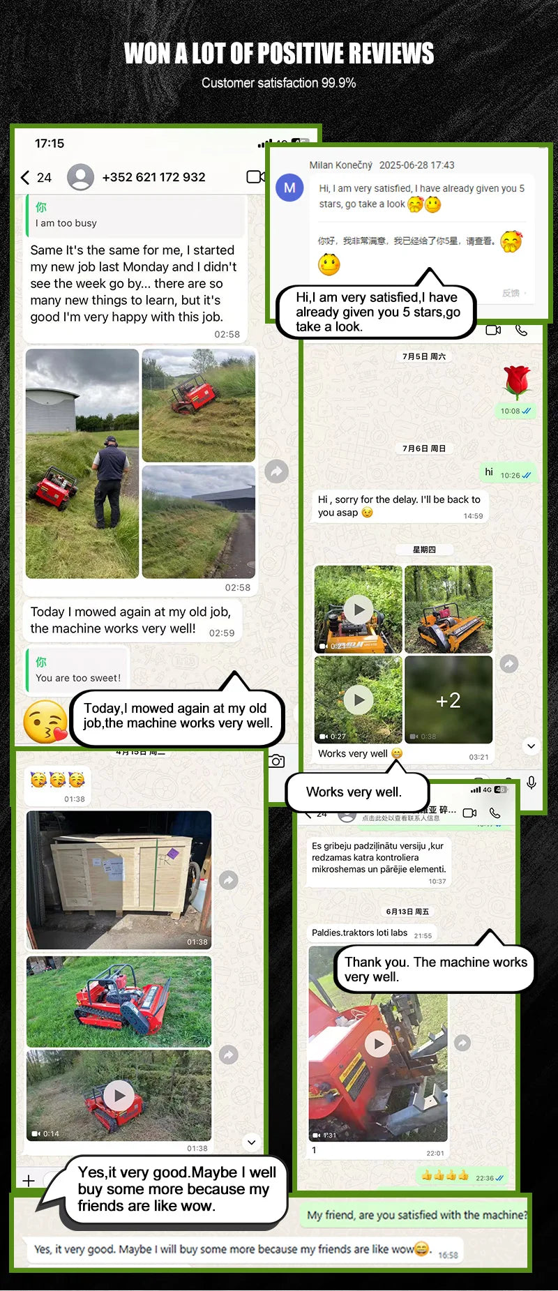 Customized Zero-Turn Discounted Lawn Mower - Remote-Controlled All-Terrain Self-Propelled Robot with 550mm Cutting Width