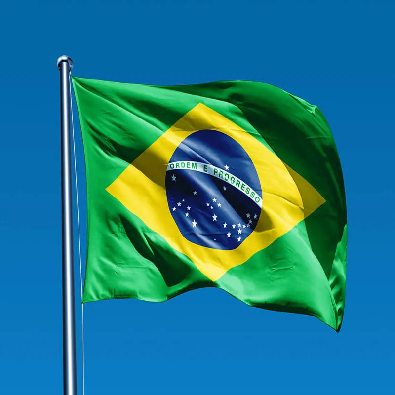 5 Pcs/lot Brazil National Flag 90x150cm Brazil Flag The Federative Republic of Brazil National Flag wholesale