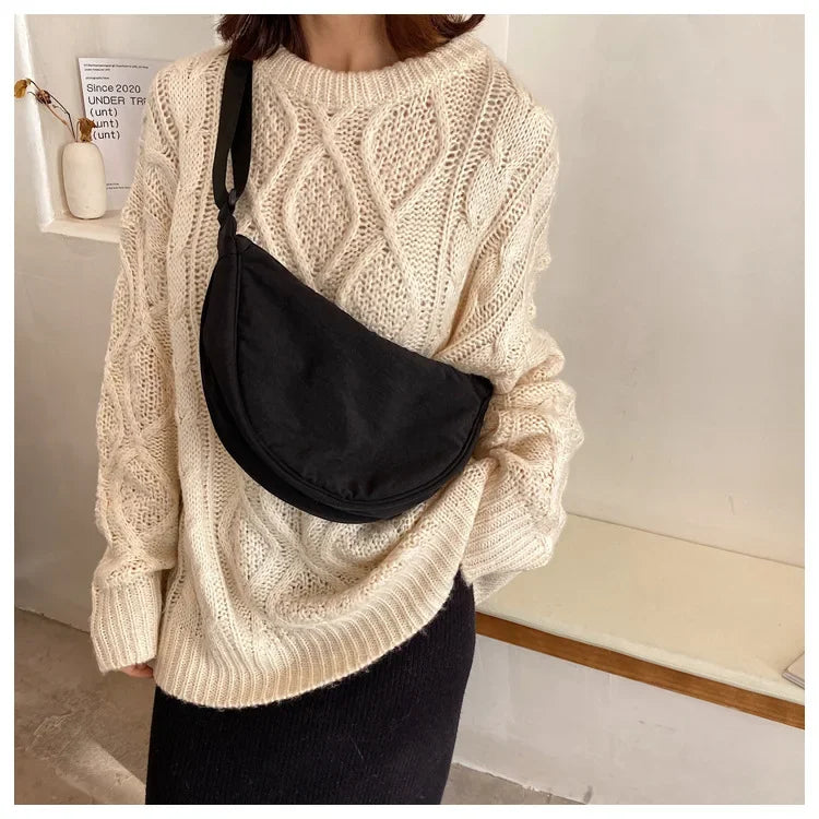 Convenient casual nylon women's crossbody bag shoulder bag large capacity handbag women's travel shopping bag women's wallet