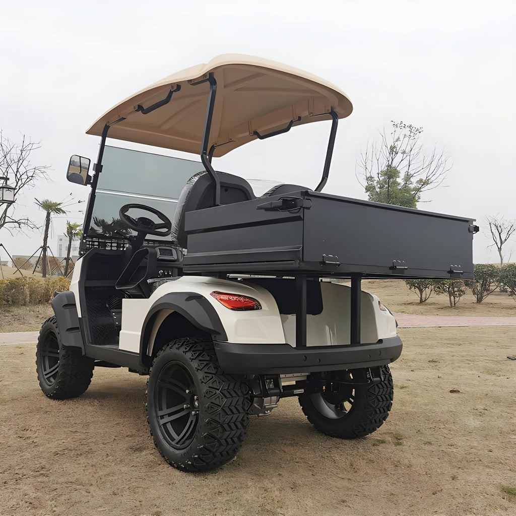 2025 New Product Luxury Heavy duty 2-seater Electric Big Wheel Club Cart Golf Cart  Electric handcart hunting cart
