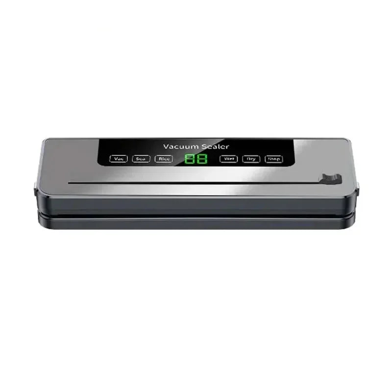 Electric Vacuum Sealer Built-in Cutter Kitchen Food Storage Seal Touch Button Dry/Wet Food Package Sealer Kitchen Vacuum Sealer