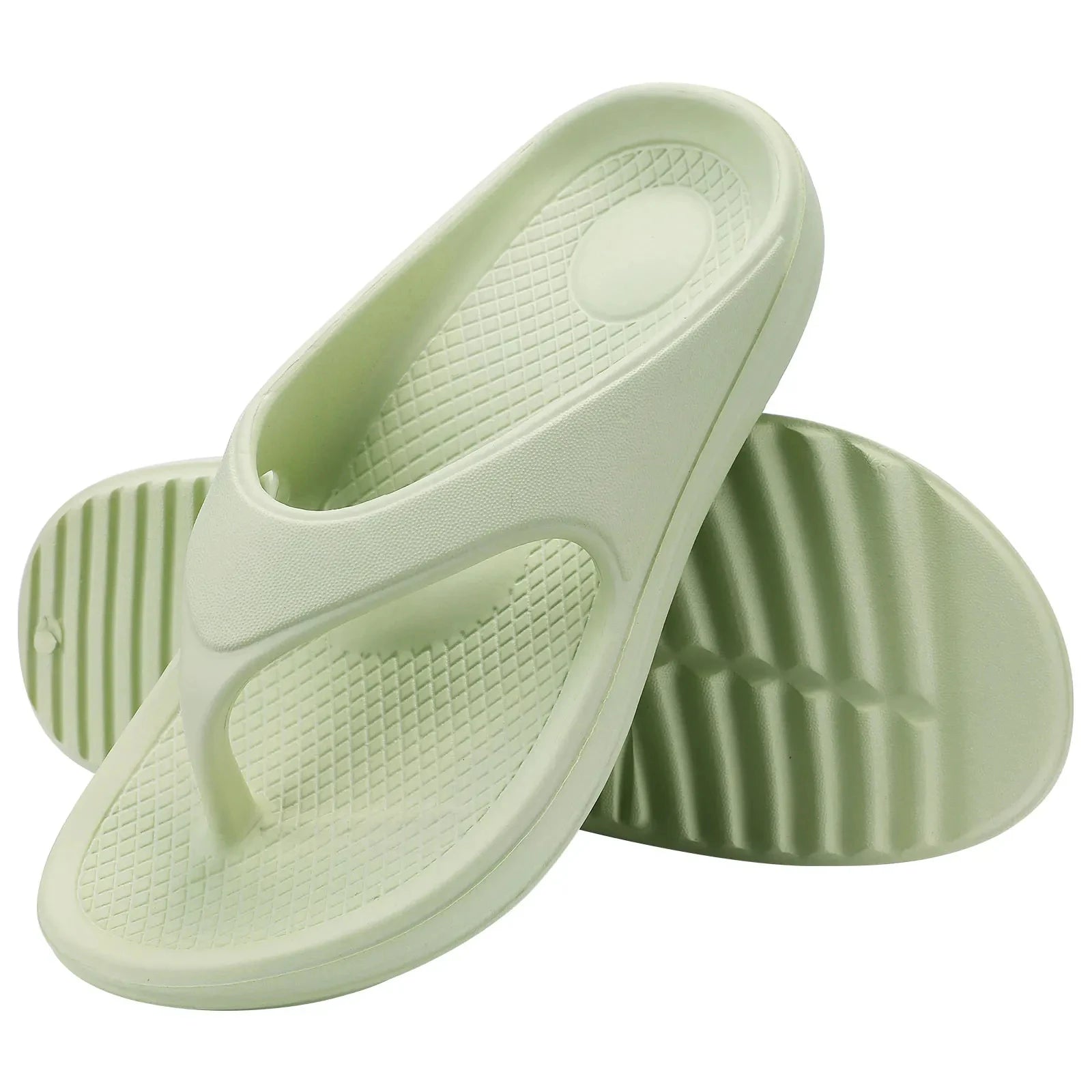 Bebealy Women Orthopedic Slippers With Arch Support Outdoor Men Slippers Soft Antiskid Home Slippers Indoor EVA Cloud Slippers