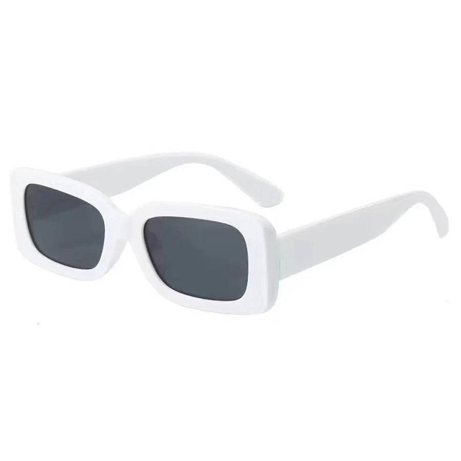 2 Pairs Unisex Trendy Square Sunglasses, Fashion Decorative Glasses For Daily Wear