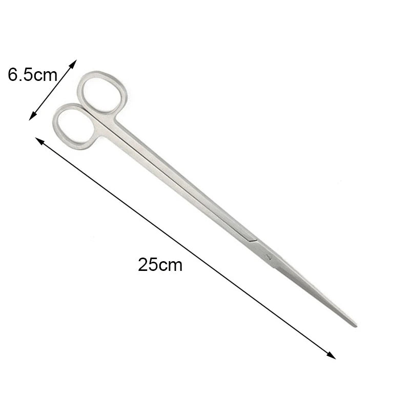 Aquarium Tools Set Scissor Tweezers Plants Wave Scissors Grass Stainless Cleaning Tools Fish Tank Shovels Aquarium Accessories