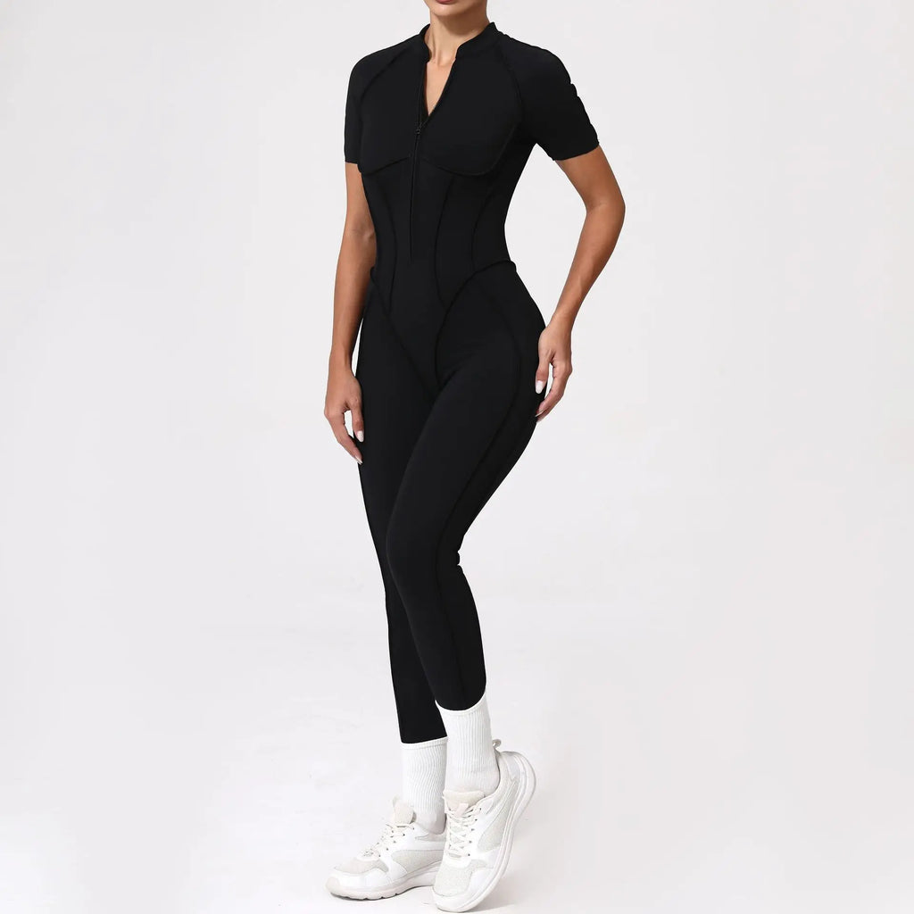 2025 New Style Women Yoga Apparel Workout Suit Gym Clothing Outdoors Sports Suit Short Sleeves Long Pants Suit Fitness Suit Set