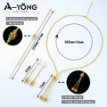 Arabic Gold Beads Jewelry Set 21k Gold Plated Dubai Women Bride Wedding Necklace Bracelet Earrings Ethiopian Fashion Jewellry