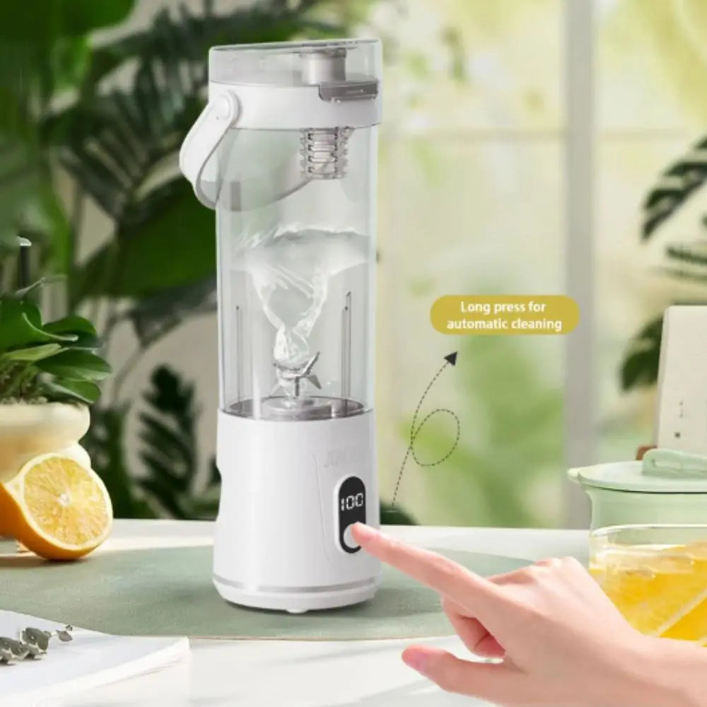 600ML Capacity Portable Blender USB Rechargeable Fresh Fruit Blender Fruit Mixers Household Fruit Cup Smoothie Blender
