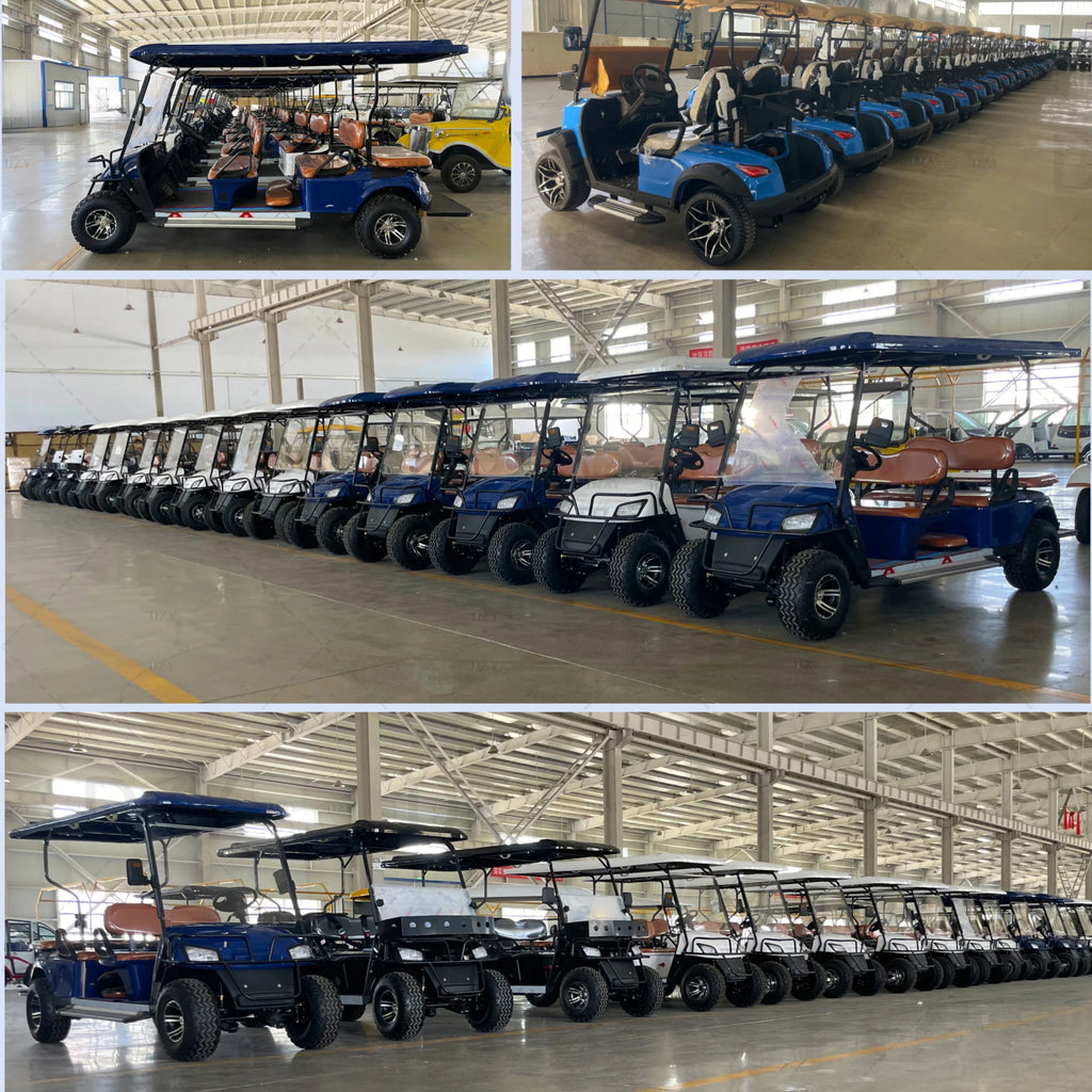 2025 New Product Luxury Heavy duty 2-seater Electric Big Wheel Club Cart Golf Cart  Electric handcart hunting cart