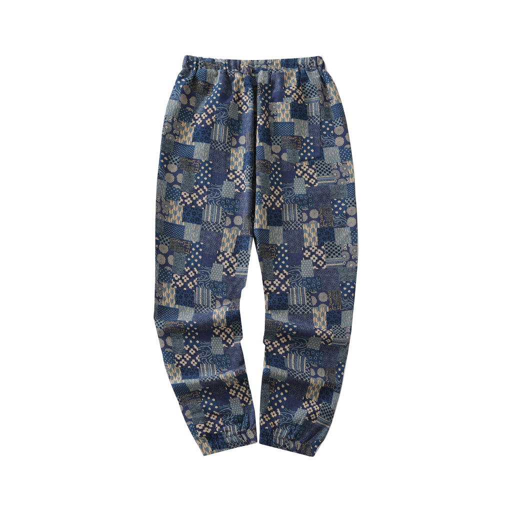 Cotton Blend Men's Casual Drawstring Ethnic Style Graphic Print Breathable LightWeight Pants With Pockets For Outdoor Activities