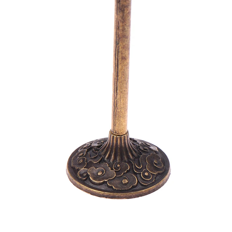 Brass Incense Burner Metal Aromatherapy Holder Unscented Ideal For Yoga Meditation Bedroom AmbianceHome Decor