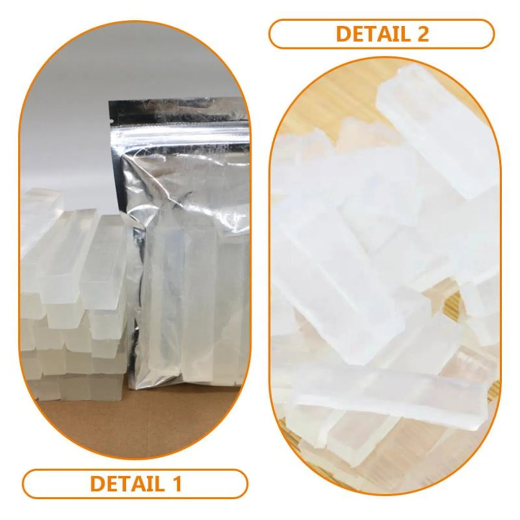 250-1000g Organic Soap Base DIY Handmade Soap Making Transparent Soap Base Bar Supplies Handmade Vegan Hand Soaps Accessories