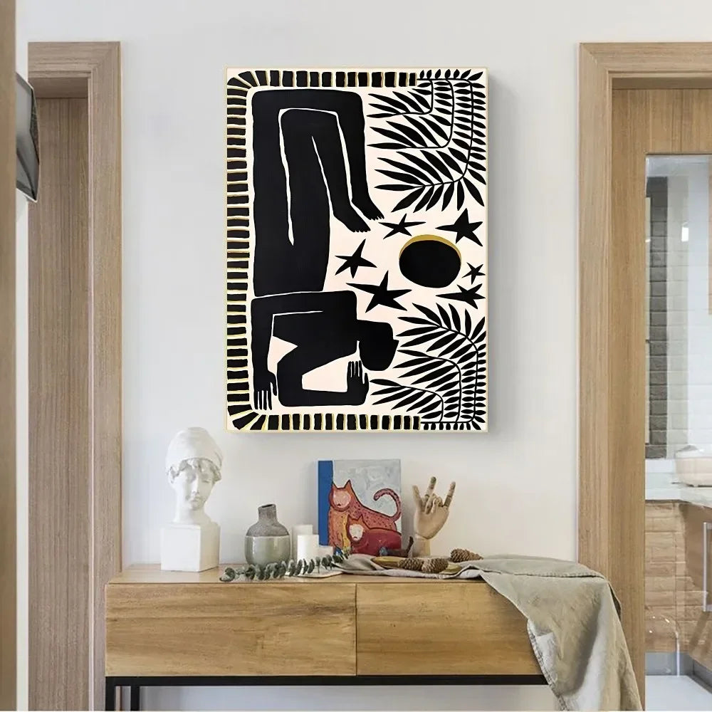 Ancient Egypt Abstract Anime Poster No Framed Kraft Club Bar Paper Vintage Poster Wall Art Painting Bedroom Study Stickers