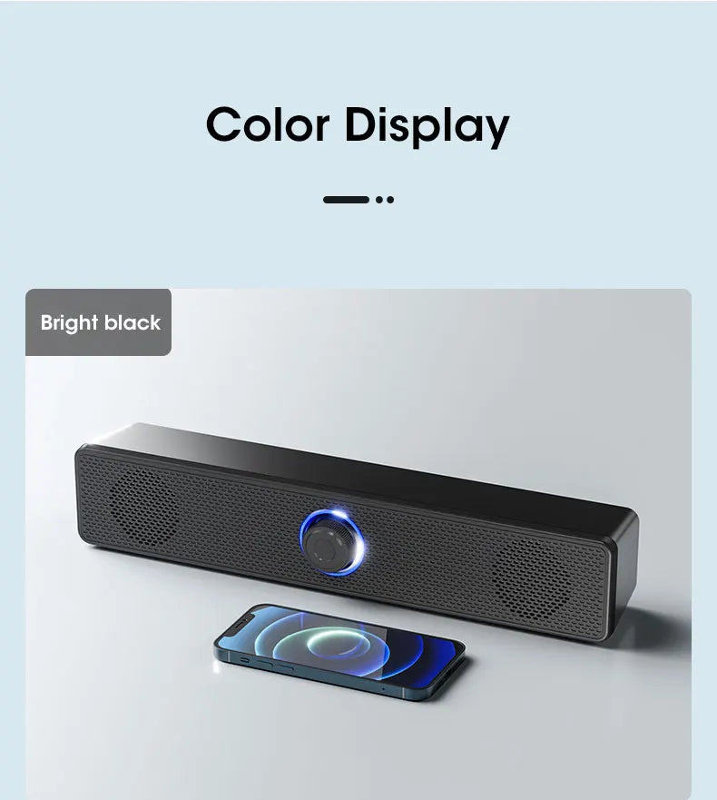 Bluetooth 4D Surround Sound System Home Cinema Computer Soundbar for TV Subwoofer Wired Stereo Powerful Speaker