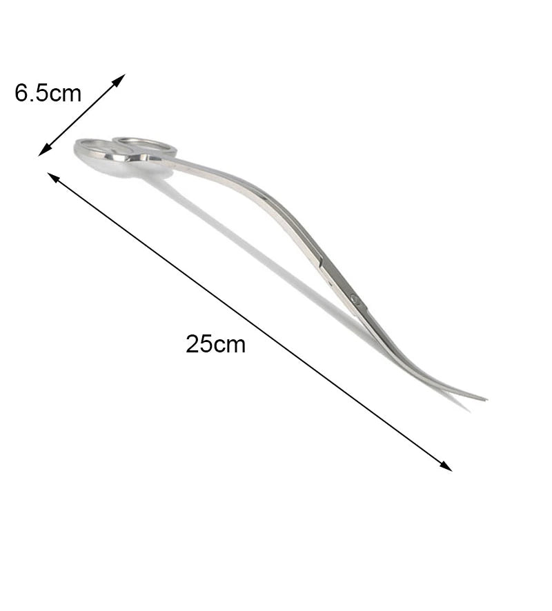 Aquarium Tools Set Scissor Tweezers Plants Wave Scissors Grass Stainless Cleaning Tools Fish Tank Shovels Aquarium Accessories