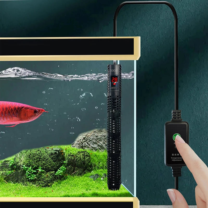 Aquarium Submersible Heater Fish Tank Water Heating Rod Constant Aquarium Thermostat Temperature Control 220-240V 50-500w
