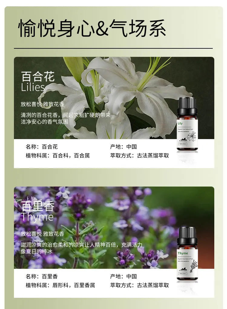 10ml Candle Scents Freesia Single Essential Oil Jasmine Aromatherapy Massage Flower Essential Oil Soap Scent