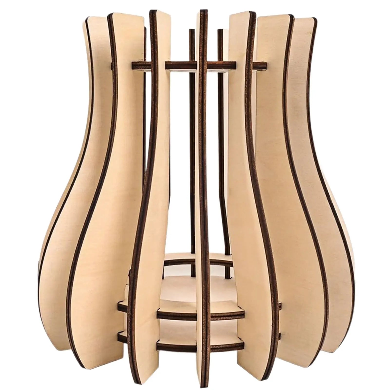 Assemble Wood Vase Craft Kit Versatile Tabletop Decor & Engaging Activity Present For Craft Lovers