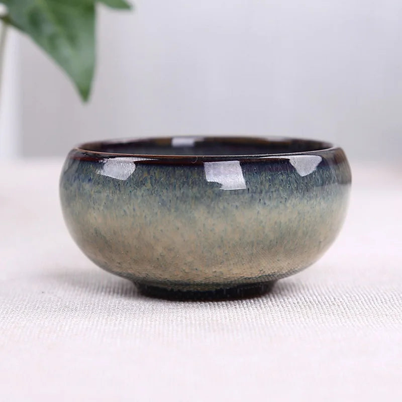 6pc Kiln-changed Flower Pot Bonsai Ceramic Pots For Plants Mini Succulent Plant Small Cactus Outdoor Container Modern Decorative