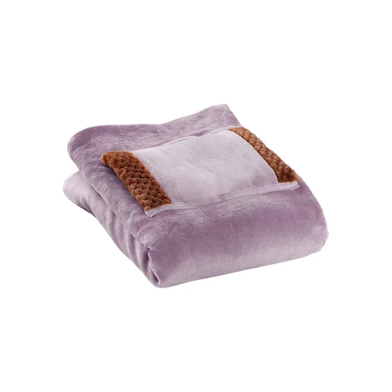 Electric Heater Blankets 5V USB Powered Soft Thicker Warmer Winter Heating Blanket For Office Bedroom Works With Power Bank