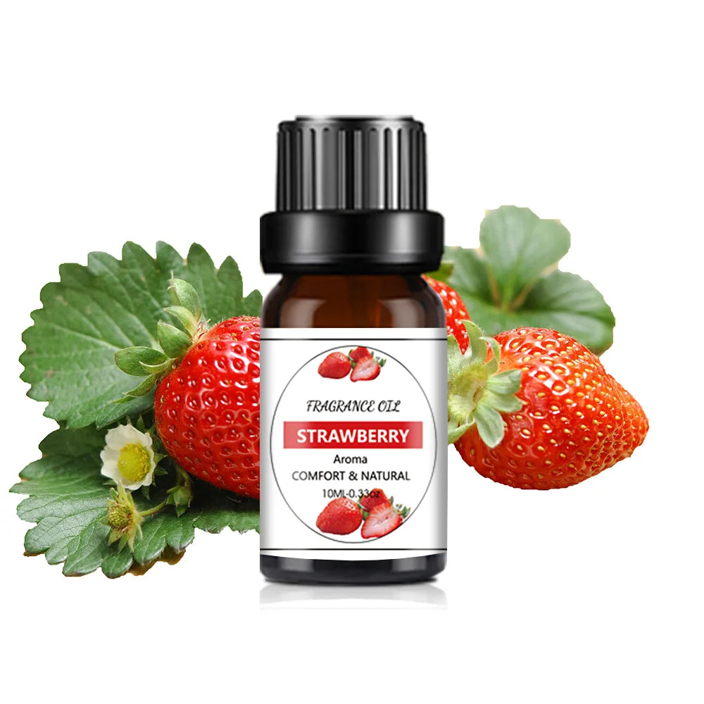 10ml Essential Oil Organic Plant 33 FLAVOR DIY Aromatherapy Plaster Candle Soap Making Aroma Fragrance Oil for Diffuser Sleep