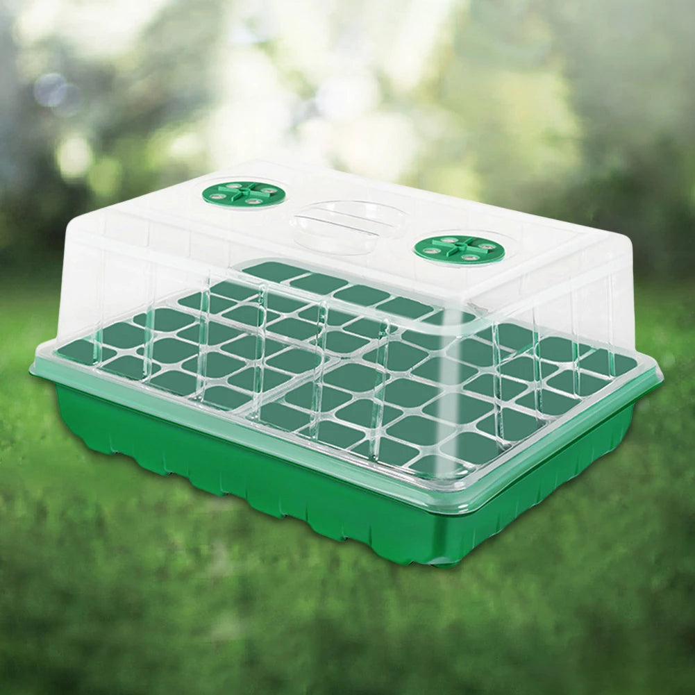 12/24/48 Holes Flower Vegetable Seedling Pots Seedling Tray Garden Pots Durable Seed Germination Plant Flower Pots Grow Box