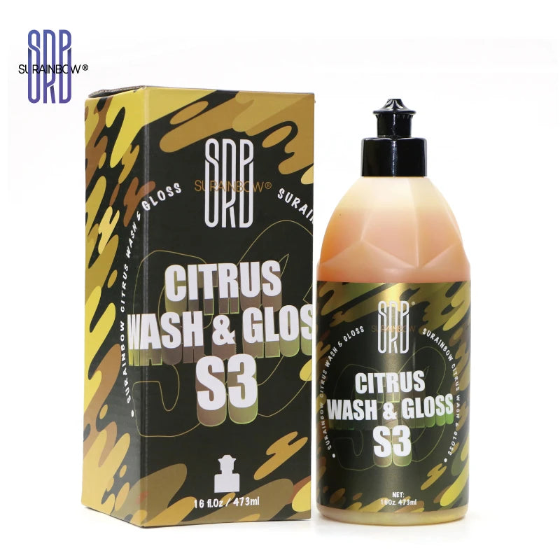 Citrus Wash & Gloss Foaming Car Wash Soap (Works with Foam Cannons, Guns or Bucket Washes) For Cars, Trucks, Motorcycles, RVs