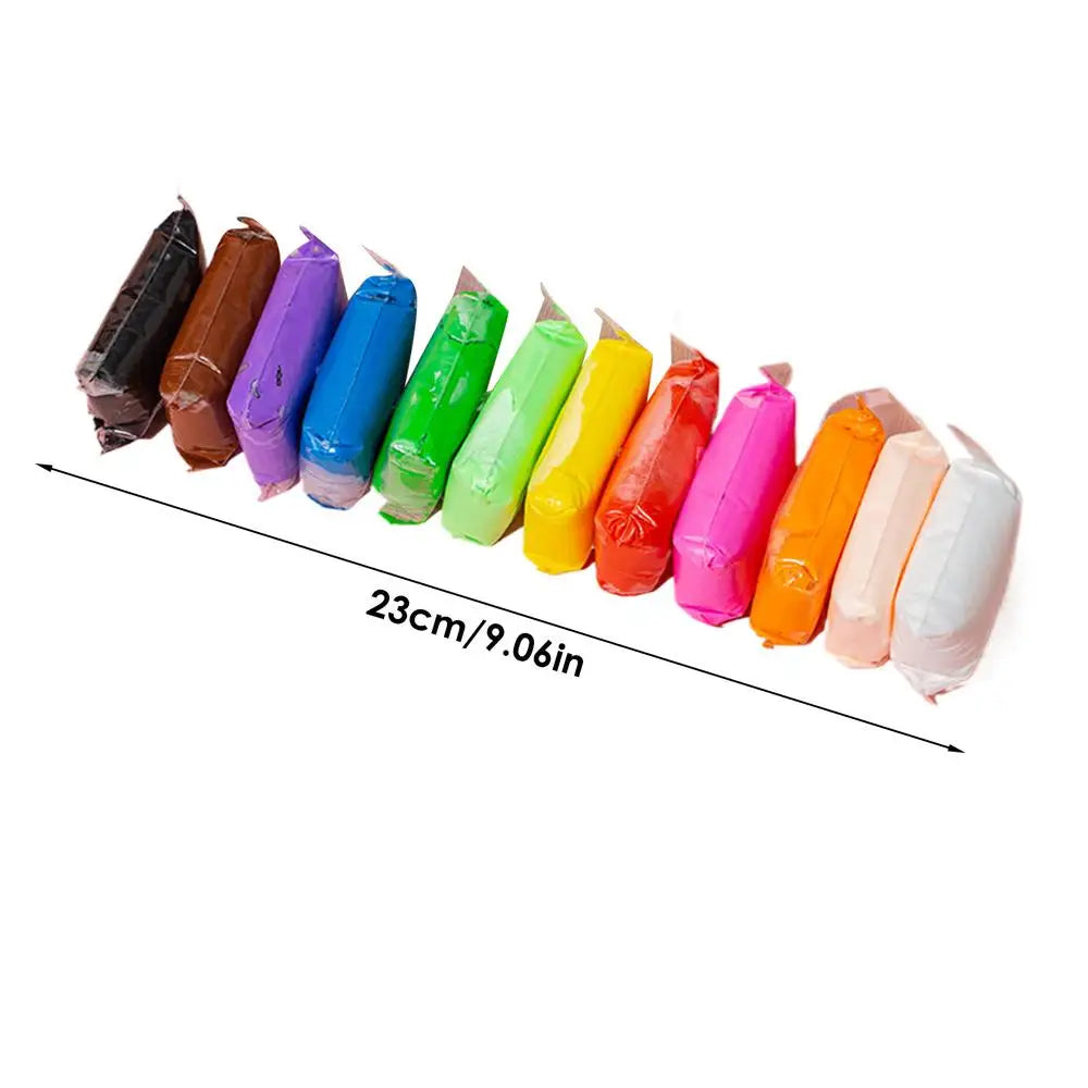 Colored Clay Child Modelling Craft Children Air Dry Clay With Hand Tools Stimulate Kids Early Learning Activities Interactive