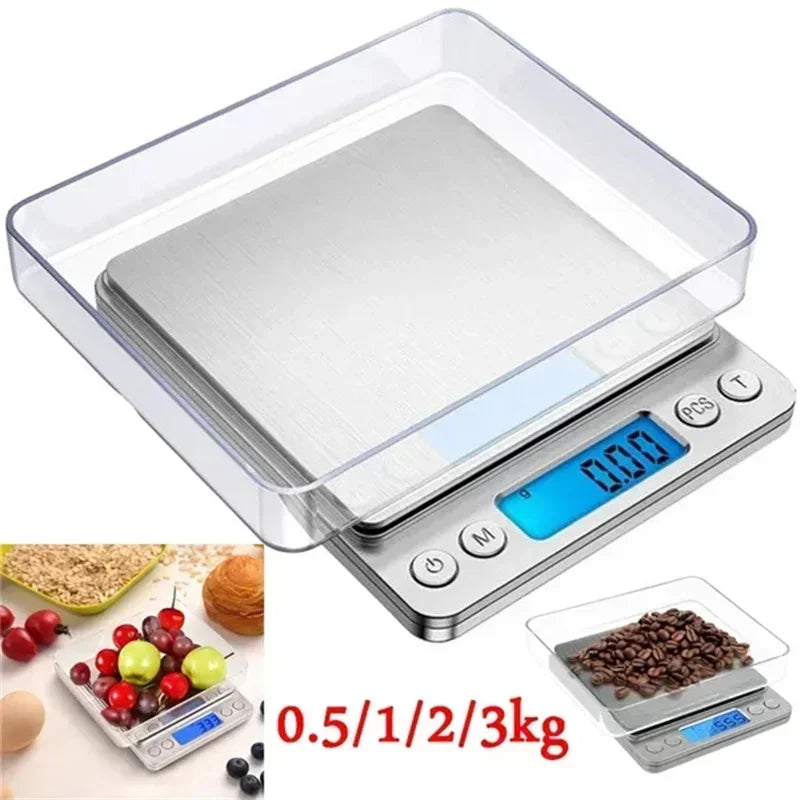 Digital Kitchen Scale Kitchen Measuring Scales Mini Pocket Precision Jewelry Electronic Balance De Cuisine Weight Gold Food Bar
