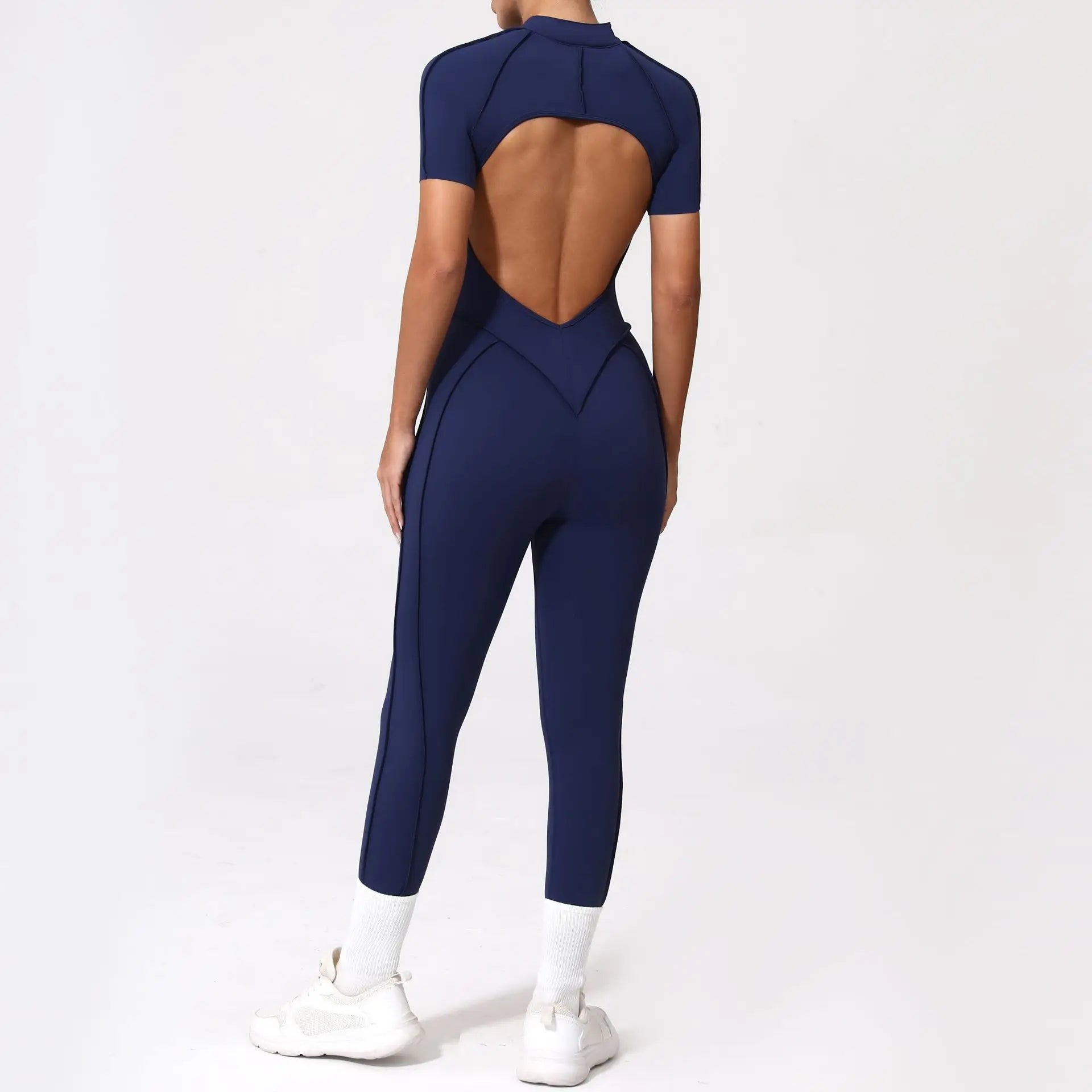 2025 New Style Women Yoga Apparel Workout Suit Gym Clothing Outdoors Sports Suit Short Sleeves Long Pants Suit Fitness Suit Set