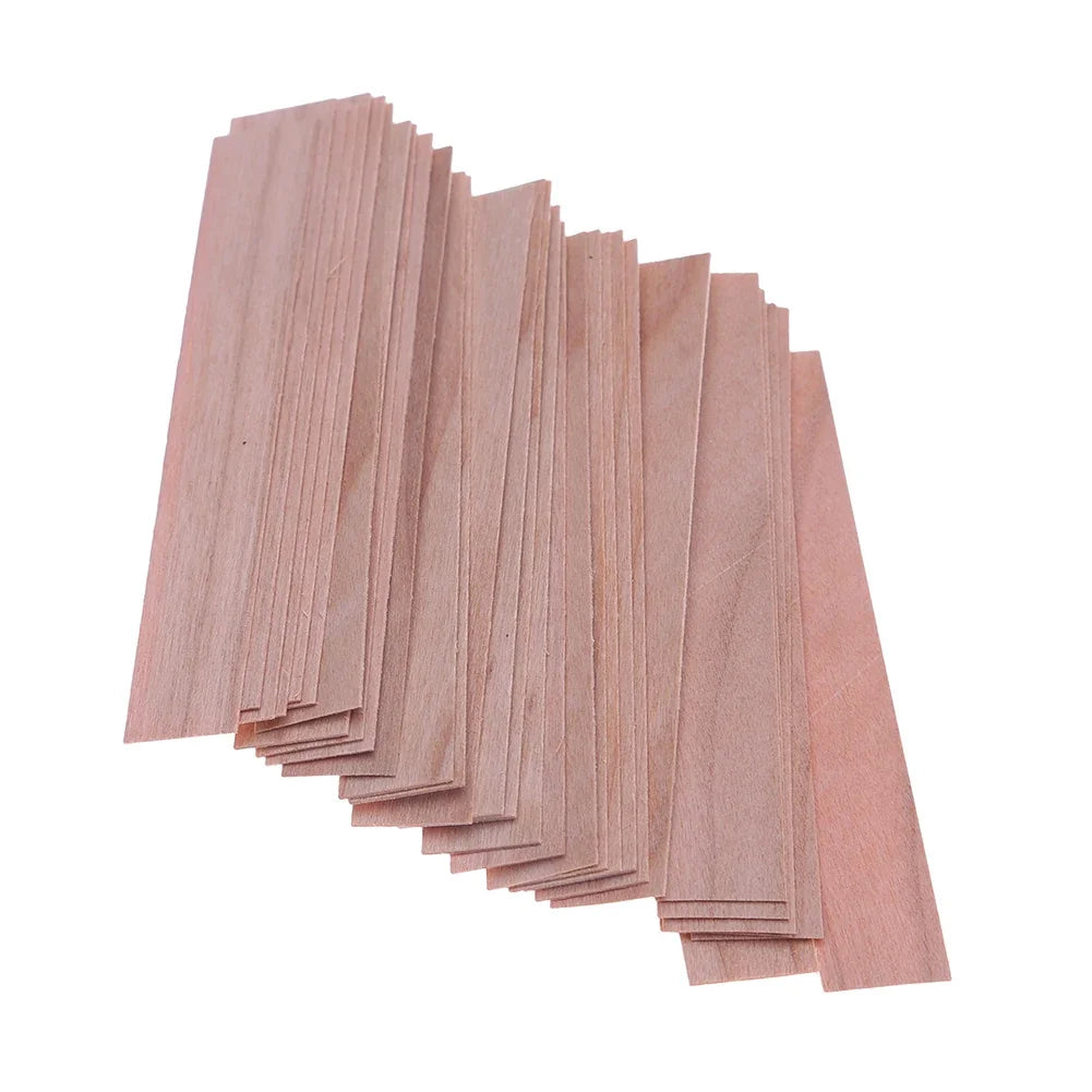 50/100PCS Wooden Candle Wicks Smokeless Candle Wicks Handmade Candles Soy or Soy Parffin for DIY Candles Making Supplies Tools