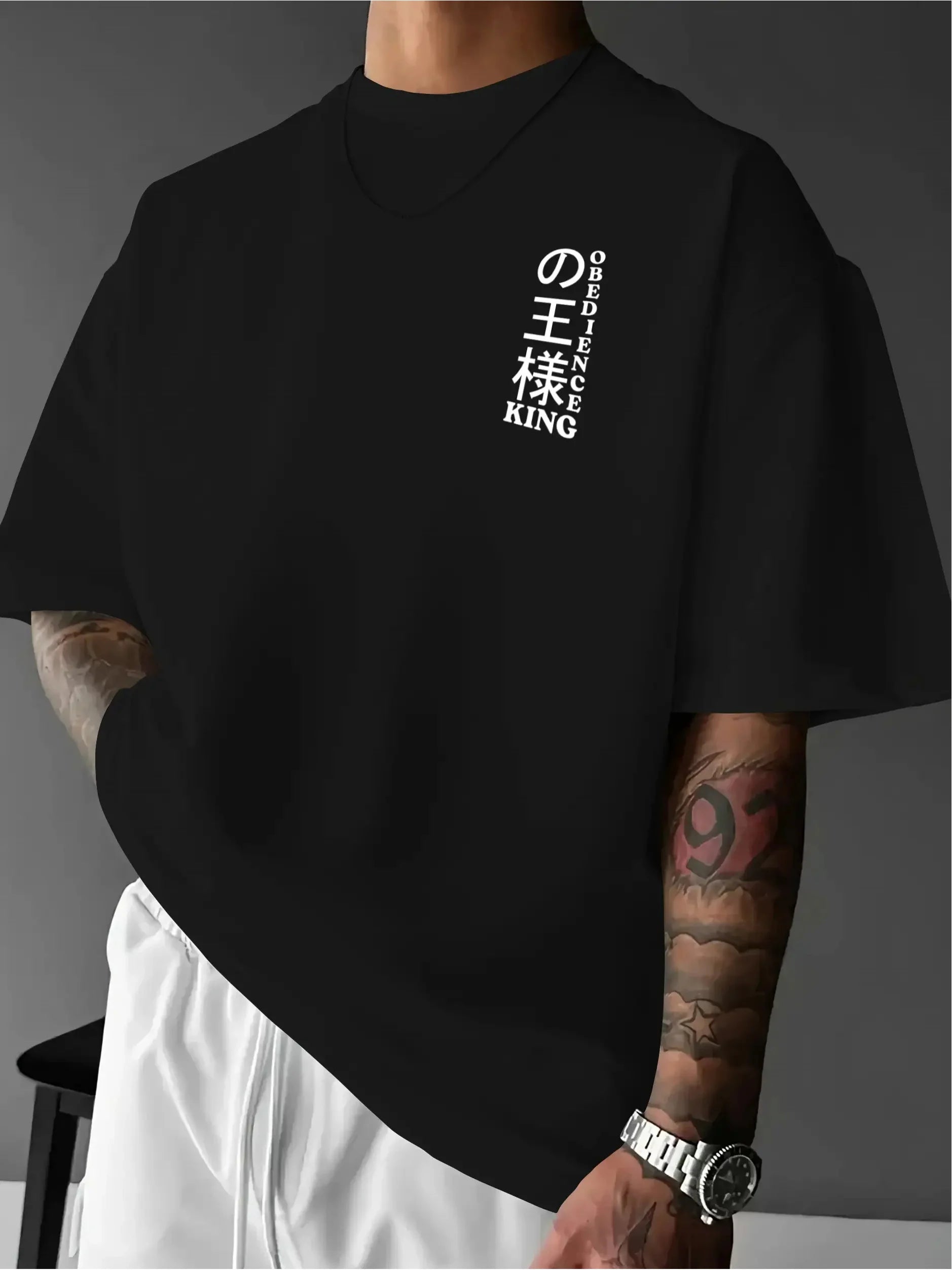 Anime Japanese Manga Print 100%cotton Trendy Men Woment T-shirt Summer Autumn Daily Sports Party Casual Loose Street ShortSleeve