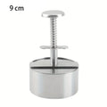 1PC Stainless Steel Hamburger Patty Manual Meat Cheeseburger Press Round Diy Patty Meat Dumpling Wrapper Kitchen Supplies Tools