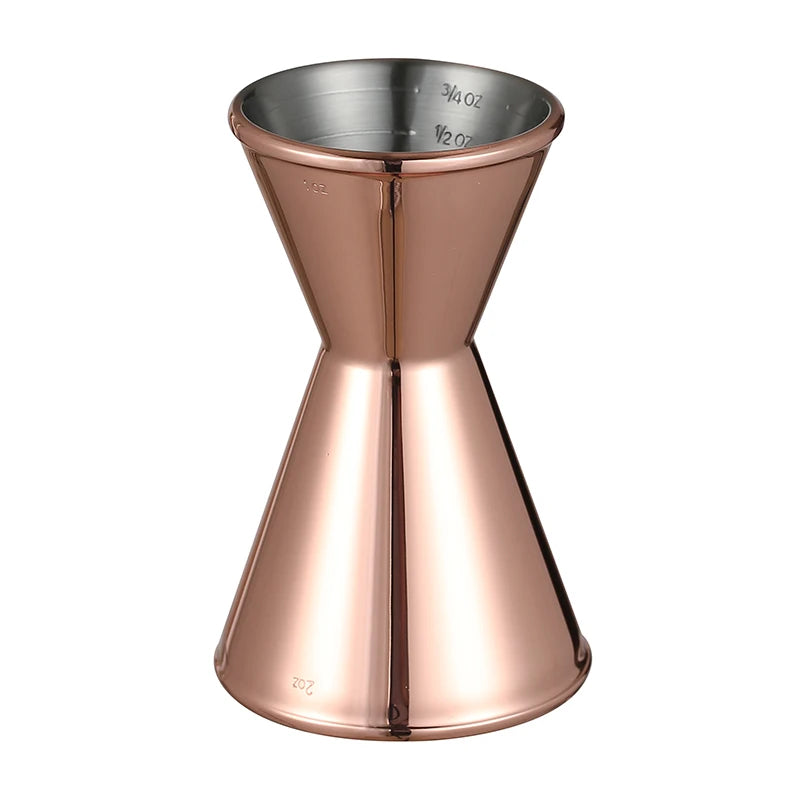1OZ/2OZ Cocktail Jigger Double Wall Bar Measuring Cup Heavyweight Bar Tool
