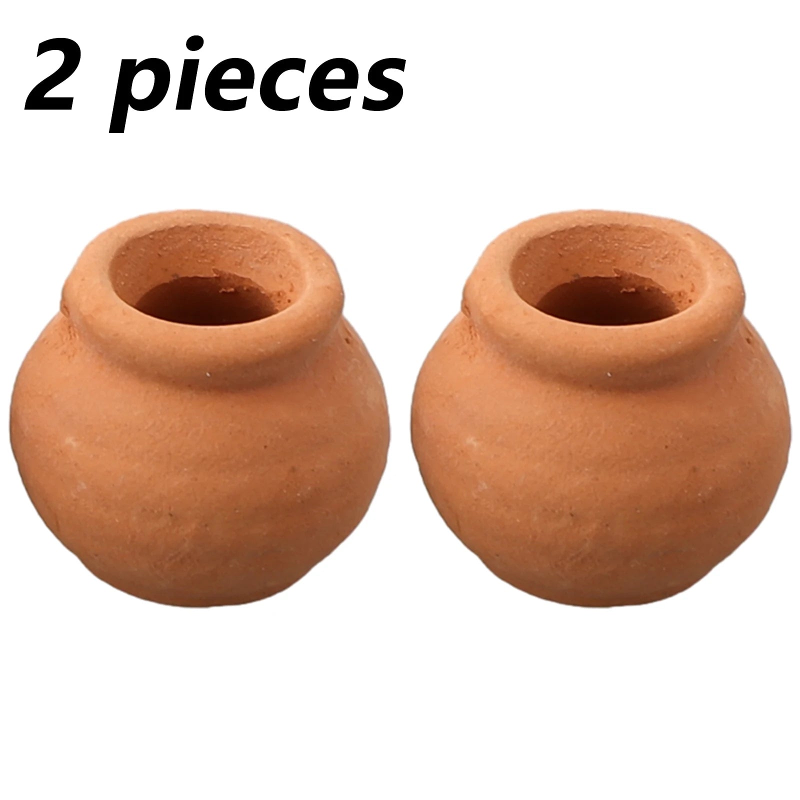 2PCS Mini Flower Pots Ceramic Clay Succulent Plants Pot For Plant Wedding Decoration Craft Handicrafts Garden Orchards Home