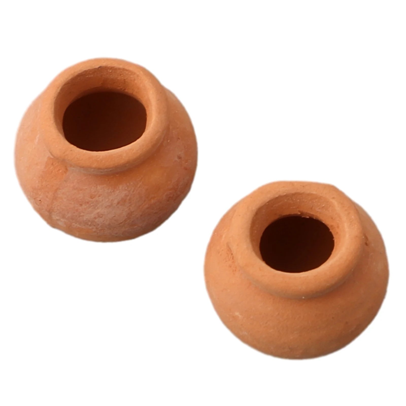 2PCS Mini Flower Pots Ceramic Clay Succulent Plants Pot For Plant Wedding Decoration Craft Handicrafts Garden Orchards Home