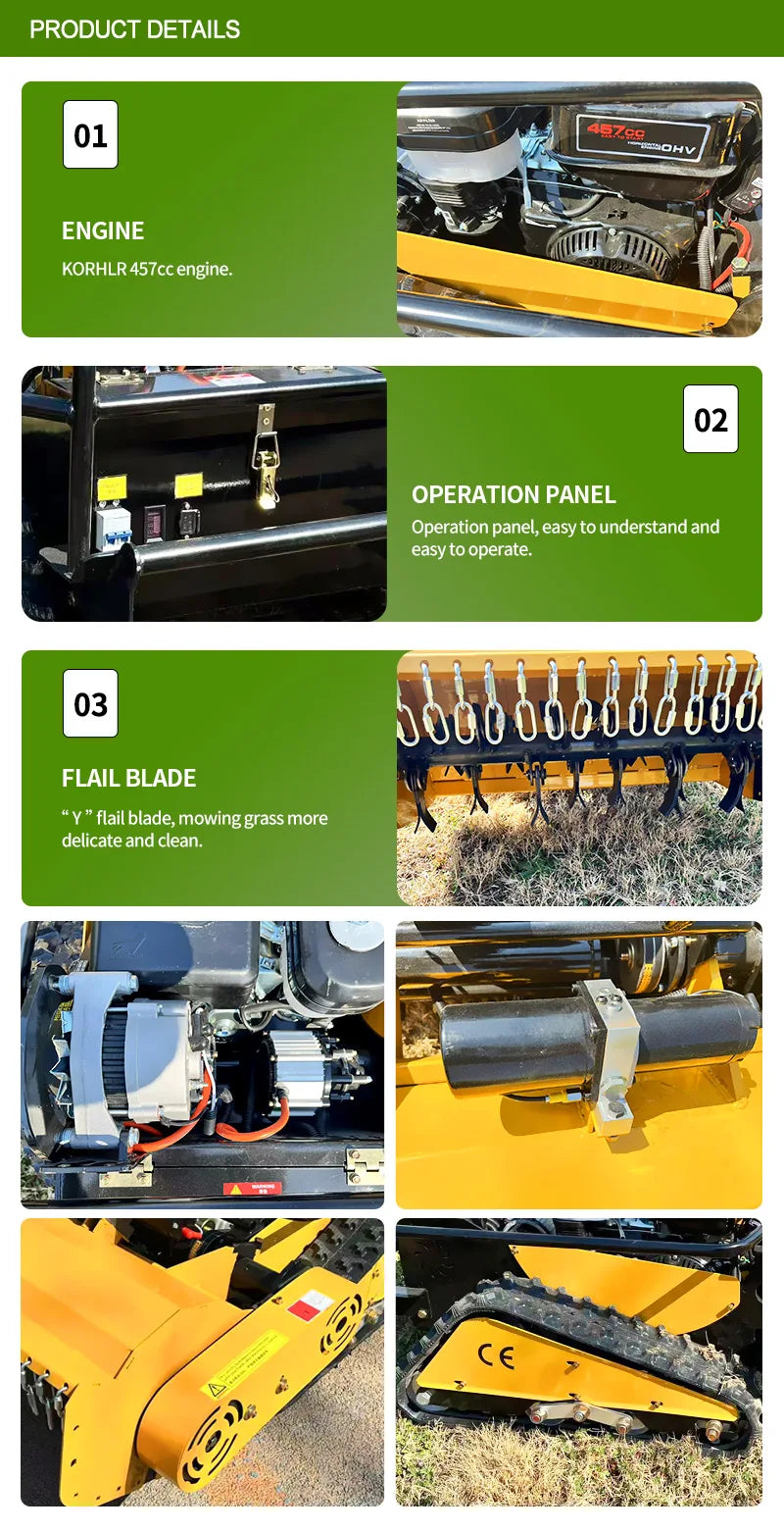 Customized Popular Product Multi Functional Remote Control Lawn Mower Lawn Mower Sold at Factory Price
