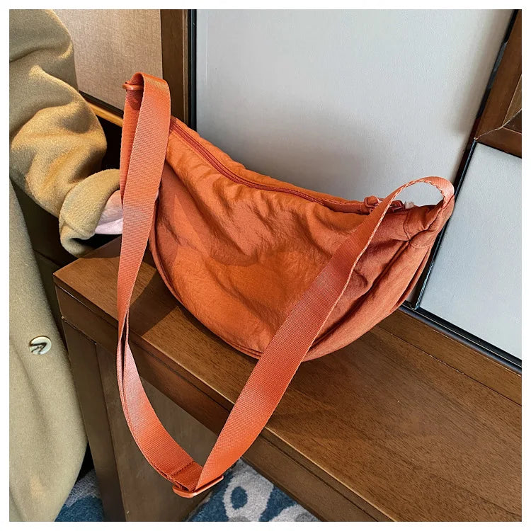 Convenient casual nylon women's crossbody bag shoulder bag large capacity handbag women's travel shopping bag women's wallet