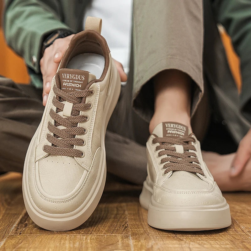 2026 Men's German-Style Training Sneakers Autumn Chunky Low-Tops Breathable Versatile for Skateboarding And Casual Wear