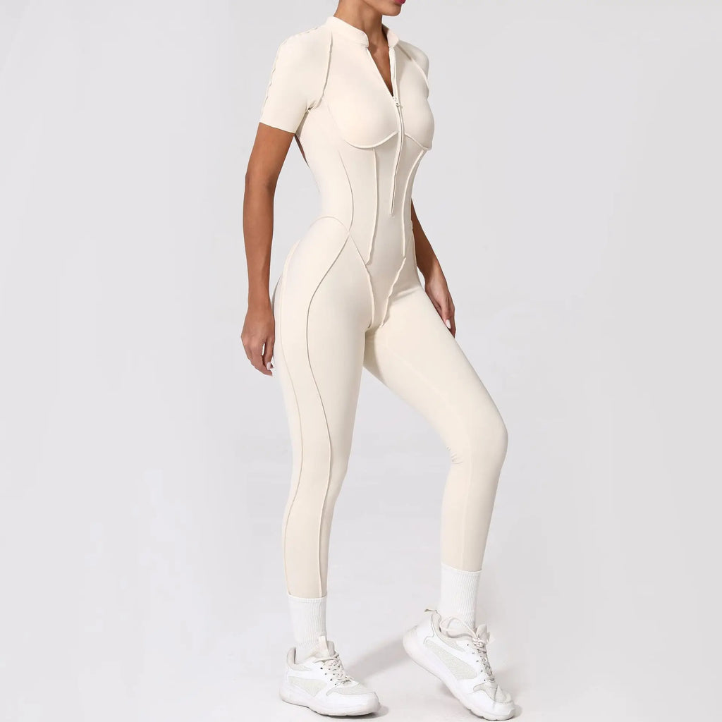 2025 New Style Women Yoga Apparel Workout Suit Gym Clothing Outdoors Sports Suit Short Sleeves Long Pants Suit Fitness Suit Set