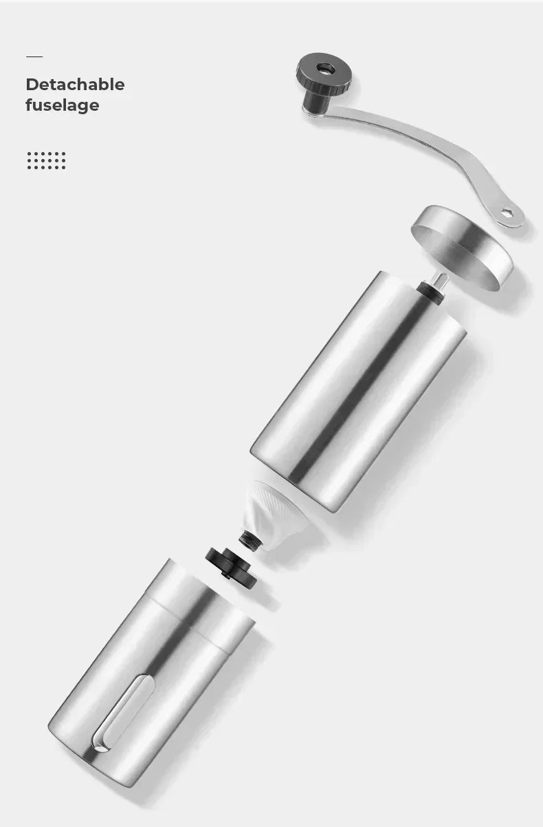 2025 Portable Stainless Steel Handmade Coffee Bean Grinder Multiple Legumes Grinder Easy To Clean Manual Coffee Grinder