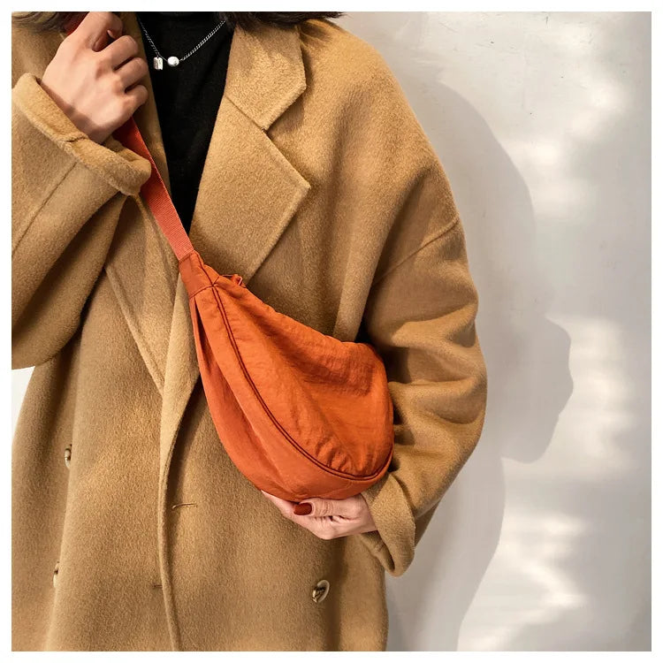 Convenient casual nylon women's crossbody bag shoulder bag large capacity handbag women's travel shopping bag women's wallet
