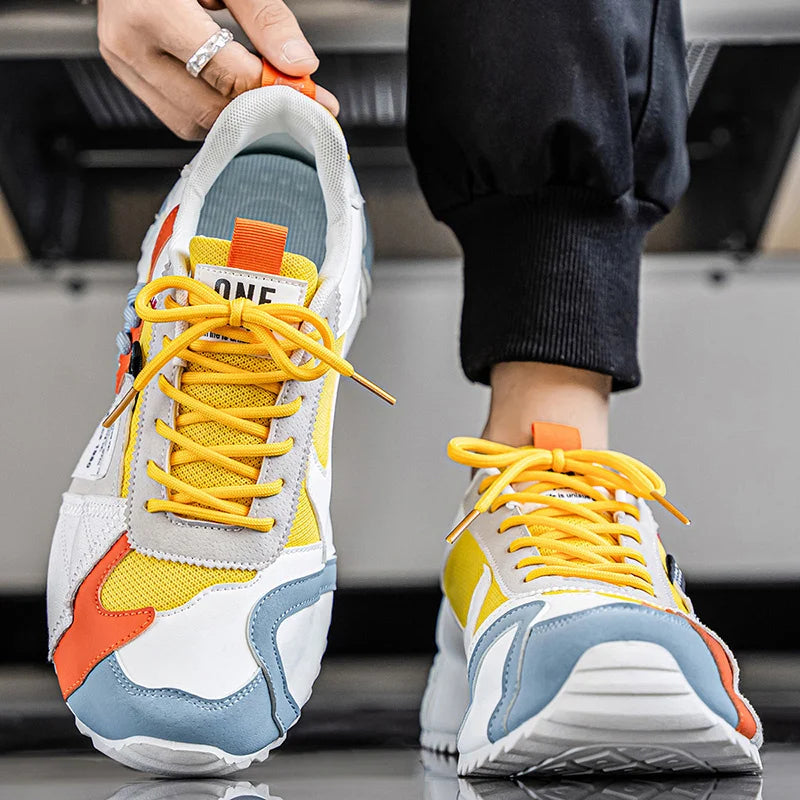 Large Size 46 Men's Casual Sports Shoes Trendy Streetwear Men Running Sneakers Comfy Breathable Shoes Man zapatillas informales