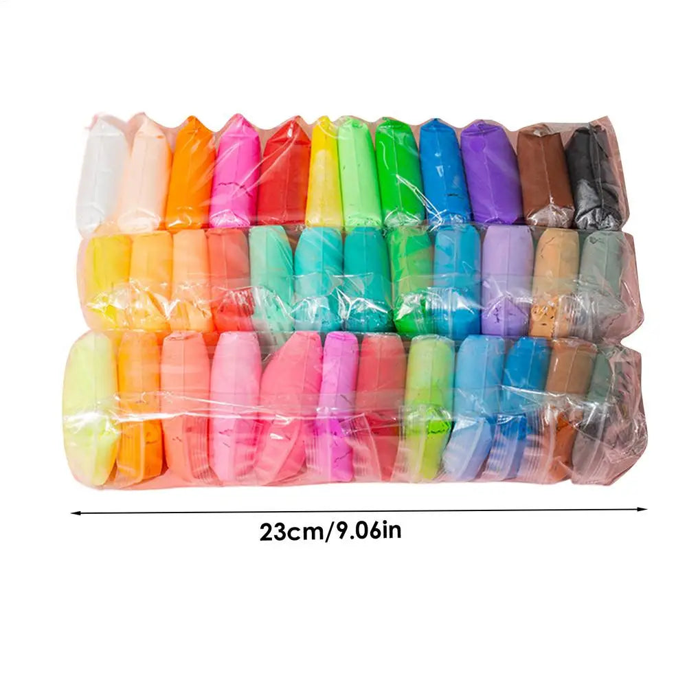 Colored Clay Child Modelling Craft Children Air Dry Clay With Hand Tools Stimulate Kids Early Learning Activities Interactive